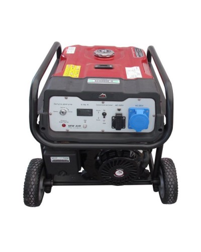 Генератор Vulkan SC6000E-II 1ф 5,0kW, ел.старт, бак-25л, колеса (SC6000E-II)