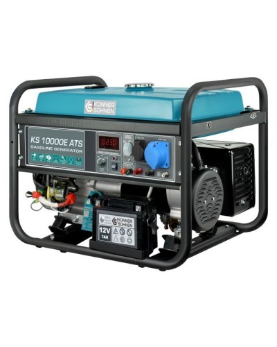Генератор Konner&Sohnen KS 10000E ATS, 230V, 8.0kW, АВР(ATS), електростартер (KS10000EATS)