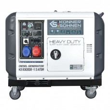 Генератор Konner&Sohnen KS 9300DE-1/3 ATSR,230V/380V,6.5/6.0kW,7.5/7.0kW,1/3 фази, АВР(ATS), електростарт (KS9300DE-1/3ATSR)