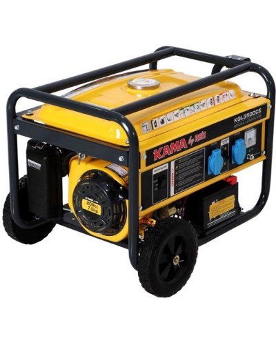 Генератор KAMA KGL3500CE, 230V, 50Hz, 2.8kW, 3.5KVA, 15L (KGL3500CE)