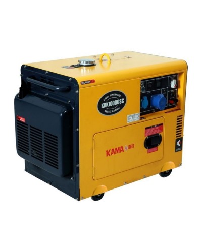 Генератор KAMA KDK10000SC, дизель, 7.5kW, 9,4KVA, 230V, 30л (KDK10000SC)