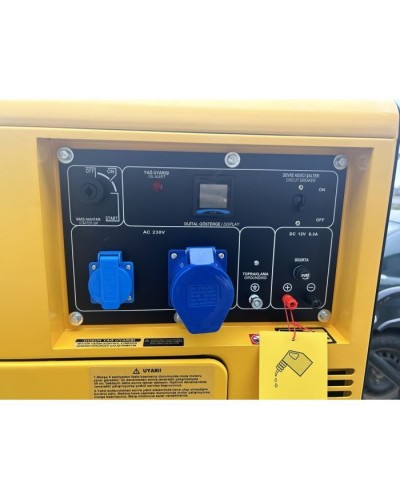 Генератор KAMA KDK7500SCA, дизель, 5.5kW, 6.9KVA, 230V, ATS, 14,5л (KDK7500SCA)