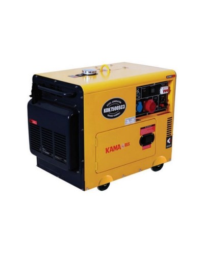 Генератор KAMA KDK7500SC3, 230/400V, 50Hz, 5.5kW, 6.9KVA, 14.5л (KDK7500SC3)