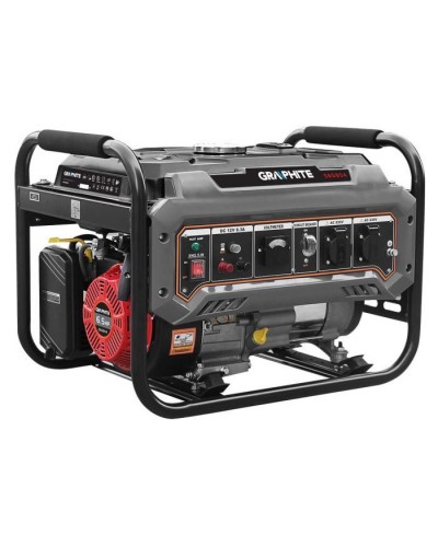 Генератор Graphite 230V (1 фаза), 2/2.2kW, ручний старт, AVR, 40кг (58G904)