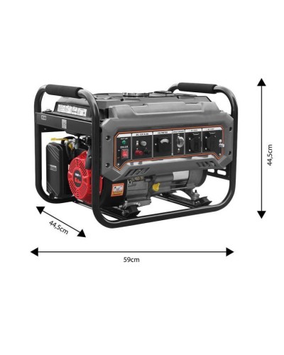 Генератор Graphite 230V (1 фаза), 2/2.2kW, ручний старт, AVR, 40кг (58G904)