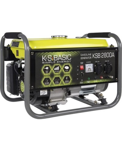 Генератор Konner&Sohnen Basic KSB 2800A, 230V, 2.8kW, ручний запуск, 36.2кг (KSB2800A)