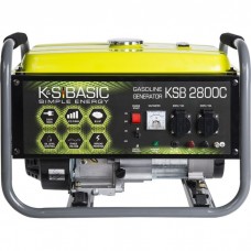Генератор Konner&Sohnen Basic KSB 2800C, 230V, 2.8kW, ручний запуск, 36.6кг (KSB2800C)