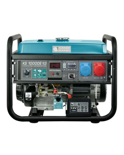 Генератор Konner&Sohnen KS 10000E 1/3, 230/400V, 8.0kW, 34.78/14.45А, електростартер, 88кг (KS10000E-1/3)