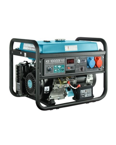 Генератор Konner&Sohnen KS 10000E 1/3, 230/400V, 8.0kW, 34.78/14.45А, електростартер, 88кг (KS10000E-1/3)