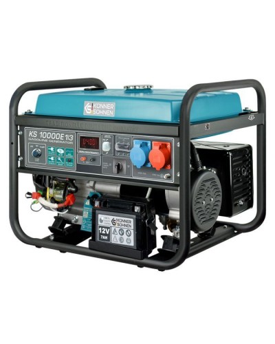 Генератор Konner&Sohnen KS 10000E 1/3, 230/400V, 8.0kW, 34.78/14.45А, електростартер, 88кг (KS10000E-1/3)