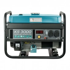 Генератор Konner&Sohnen KS 3000, 230В, 3kW, 13.04А, ручний запуск, 41.5кг (KS3000)