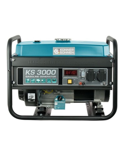 Генератор Konner&Sohnen KS 3000, 230В, 3kW, 13.04А, ручний запуск, 41.5кг (KS3000)