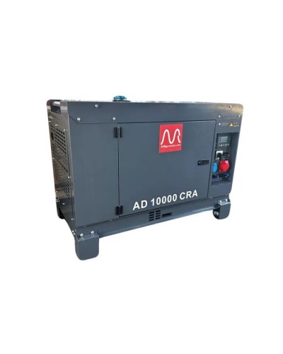 Генератор Metier AD10000CRA дизель, 1/3ф, 3ф-8,0kW, 1ф-7,2kW бак-25л, ел.старт (AD10000CRA)