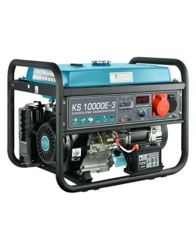 Генератор Konner&Sohnen KS 10000E-3, 400В, 7.5кВт, 3 фази, електростартер, 88кг (KS10000E-3)