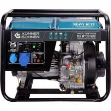 Генератор Konner&Sohnen KS 8102HDE (EURO II), 230W, 6.5kW, електростарт (KS8102HDE)