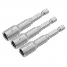 Головка магнітна Tolsen 10 мм 1/4"х65 мм 3шт (77845)