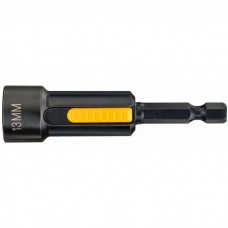Головка магнітна DeWALT магнітна EXTREME 1/4"х13 мм, шестигранна з магнітом, що рухається всередині (DT7450)