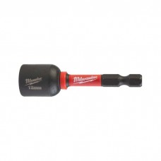 Головка магнітна Milwaukee 1/4", шестигранна, 12 мм Shockwave, ударостійка (4932492442)