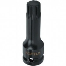 Головка торцева Toptul SPLINE ударна М18 L77мм 1/2" (KADB1618L)