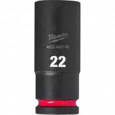 Головка торцева Milwaukee ShW 1/2" 22 мм, довга (4932480340)