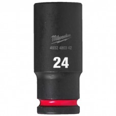 Головка торцева Milwaukee ShW 1/2" 24 мм, довга (4932480342)