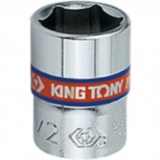 Головка торцева KING TONY 1/4" 6-гранна 1/2" (233516S)