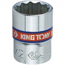 Головка торцева KING TONY 1/4" 7/32" 12PT CHROME (233007S)