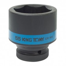 Головка торцева KING TONY 1" 55мм ударна шестигранна (853555M)
