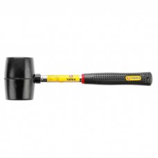 Киянка Topex резиновая 450 г, металева рукоятка (02A305)