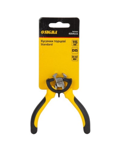 Кусачки Sigma торцеві 115мм Standard (4354111)