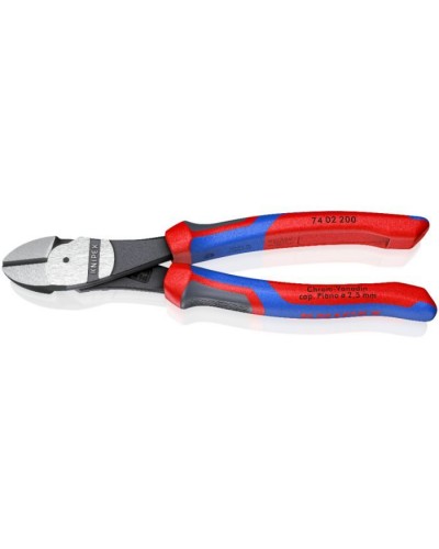 Кусачки KNIPEX бокові посилені 200мм (74 02 200)