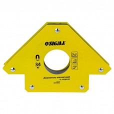 Магніт для зварювання Sigma стріла 34кг 110x110мм (45, 90, 135 °) (4270331)