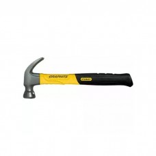 Молоток Stanley Graphite Curve Claw, 450г, з гвоздодером, довжина ручки 350мм. (1-51-505)