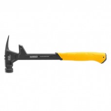 Молоток DeWALT DEM-CLAW демонтажний, суцільнометалевий, 624 г, з прямим цвяхом. (DWHT51008-0)