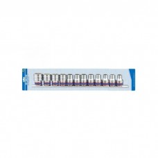 Набір головок KING TONY 1/2", шестигранних, 10-24 мм, 12 шт. (4312MR8)