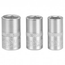 Набір головок Stanley торцевих 1/4" Maxi Drive, із шестигранним профілем, 3 шт: 8, 9, 10 мм. (FMMT17091-0)
