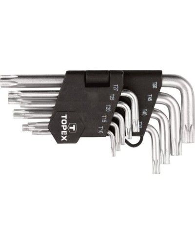Набір інструментів Topex ключі шестигранні Torx T10-T50, набір 9 шт.*1 уп. (35D960)