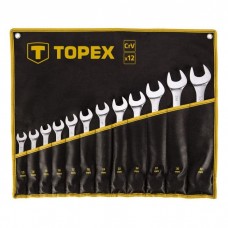 Набір інструментів Topex ключей комбинированных 13 -32 мм, 12 шт. (35D758)