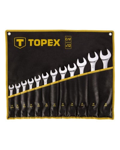 Набір інструментів Topex ключей комбинированных 13 -32 мм, 12 шт. (35D758)