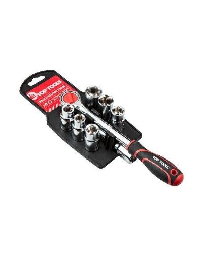 Набір інструментів Top Tools змінних головок торцевих 38D143, 1/2", 8 шт. (38D143)
