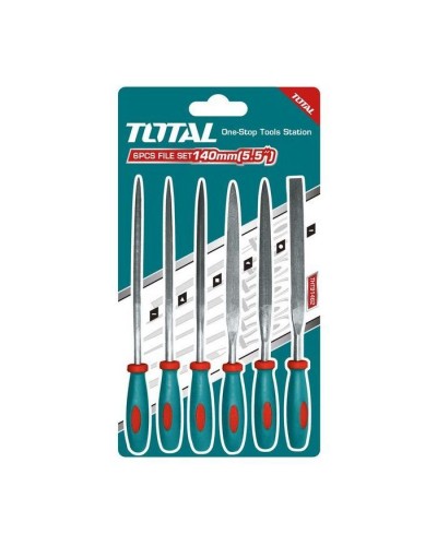 Набір інструментів Total надфилей, 140мм, 6шт. (THT91462)