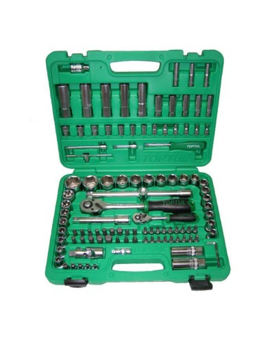 Набір інструментів Toptul автомобільний 1/4", 1/2" 108од. (6-гр.) (GCAI108R)
