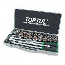 Набір інструментів Toptul комбінований 1/2" 43од. (дюйм+метр.) (GCAD4303)