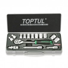 Набір інструментів Toptul 1/2" 15од. (6-гр.) (GCAD1502)