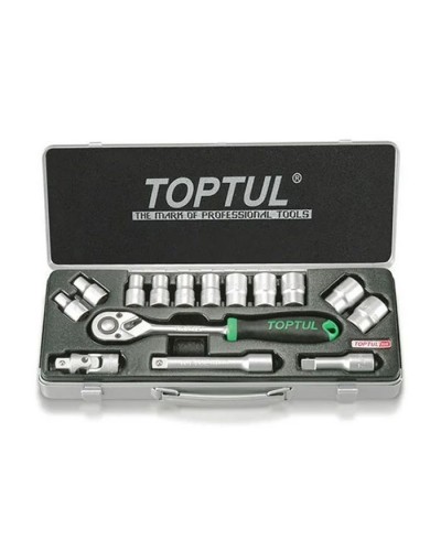 Набір інструментів Toptul 1/2" 15од. (6-гр.) (GCAD1502)