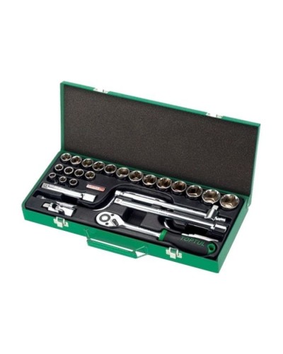 Набір інструментів Toptul 1/2" 26од. (6-гр.) (GCAD2601)
