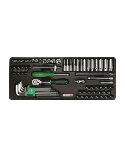 Набір інструментів Toptul 1/4" 72од. (GCAT7202)