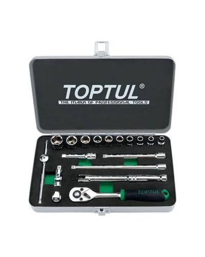 Набір інструментів Toptul дюймових 1/4" 18од. 3/16"-9/16" (GCAD1811)