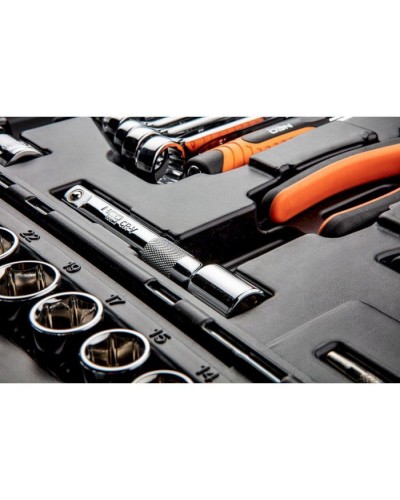 Набір інструментів Neo Tools 100 од., 1/4 ", 1/2", CrV, кейс (08-920)