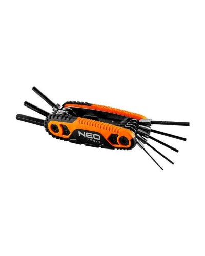 Набір інструментів Neo Tools шестигранн ключі, з тримачем, 1.5-8мм, набір 8 шт. (09-571)
